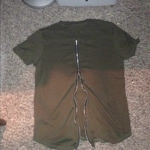 H&M Back Zippered TShirt